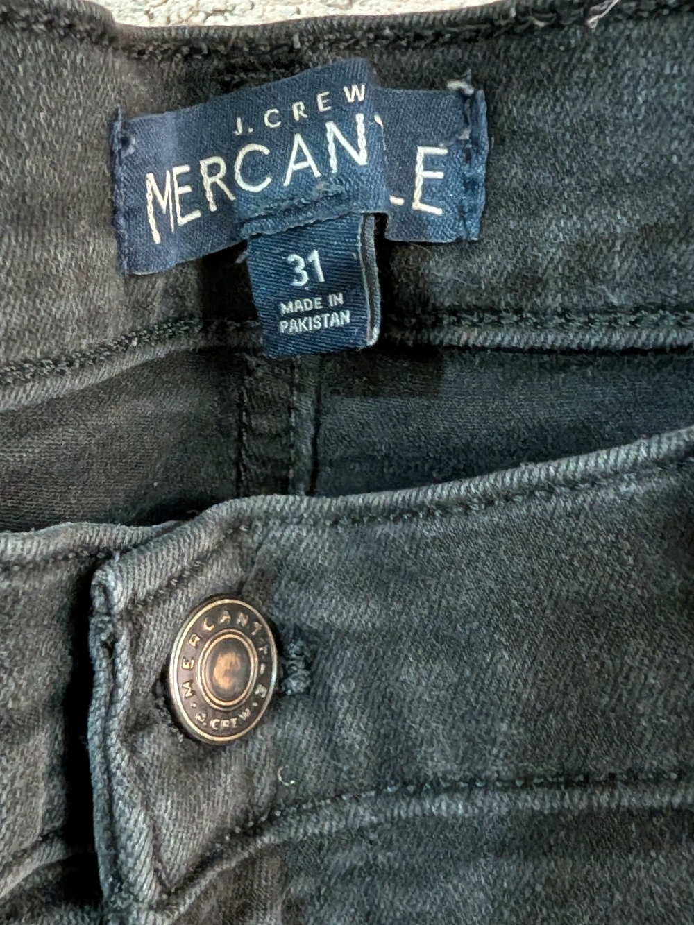 J Crew Women's Black Jeans - Size 31